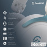 Навушники GamePro Asgard Freya Pro Wireless White/Blue (HSW201WB)