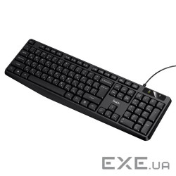 Клавіатура провідна HOCO GM60, USB, 104 клавіші, (Eng / Pyc), Black, Box