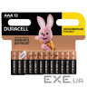 Батарейка Duracell AAA лужні 12 шт. в упаковці (5000394109254 / 81545432)