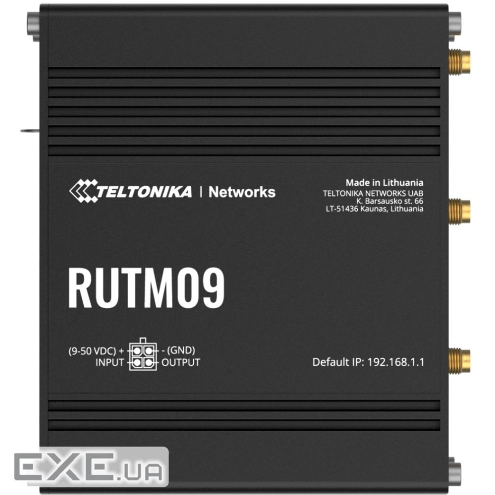 Маршрутизатор Teltonika 4G/ETH/GPS/DualSIM (RUTM09)