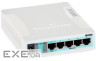 Комутатор мережевий Mikrotik RB260GS (CSS106-5G-1S)