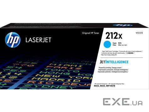 Картридж HP CLJ 212X Cyan 10K (W2121X)