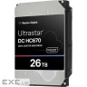 Жорсткий диск 3.5" 26TB Ultrastar DC HC670 WD (0F61452 / WSH722626ALN607)