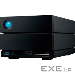 Портативний жорсткий диск LACIE 2big Dock Thunderbolt 3 40TB TB3/USB3.2 Black (STLG40000400)