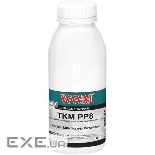 Тонер Konica Minolta PP8/1100/1200/1300, 90г Black WWM (WWM-PP8-90)