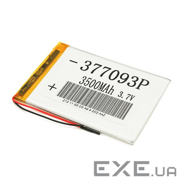 Літій-полімерний акумулятор 5*70*90mm (Li-ion 3.7В 3500мА&middot,год) (507090) ) (507090)