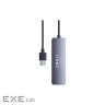 Хаб USB Baseus UltraJoy, Grey, USB 3.0 - 4xUSB 3.0, кабель 50 см, алюмінієвий корп (B0005280B811-01)