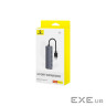Хаб USB Baseus UltraJoy, Grey, USB 3.0 - 4xUSB 3.0, кабель 50 см, алюмінієвий корп (B0005280B811-01)