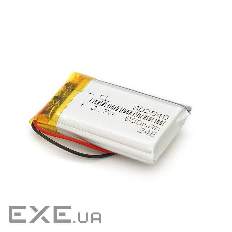Літій-полімерний акумулятор 8*25*40mm (Li-ion 3.7В 800мА&middot,год) (802540) ) (802540)