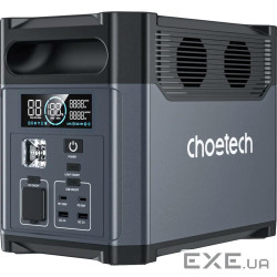 Зарядна станція CHOETECH 2400W PS Wifi+Bt 2048Wh (BS008-BQB) (BS061-BQB)