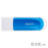 Накопичувач Apacer 64GB USB 2.0 AH23A Blue/ White (AP64GAH23AW-1)