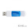 Накопичувач Apacer 64GB USB 2.0 AH23A Blue/ White (AP64GAH23AW-1)