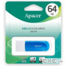 Накопичувач Apacer 64GB USB 2.0 AH23A Blue/ White (AP64GAH23AW-1)