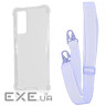Чохол WAVE Clear Case with Strap Xiaomi Redmi Note 11 Pro/Redmi Note 12 Pro 4G (56619  light purple)