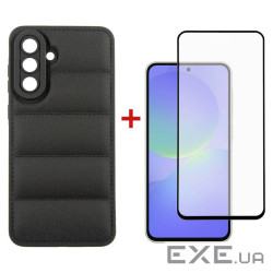 Чохол до мобільного телефона Dengos Kit Samsung Galaxy A36 5G Soft + glass (Black) (DG-KM-140)