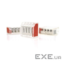 Клема із затискачем 4-провідна WAGO K773-174 для розподільних коробок, 4-pin, прозор (K773-174 / 15)