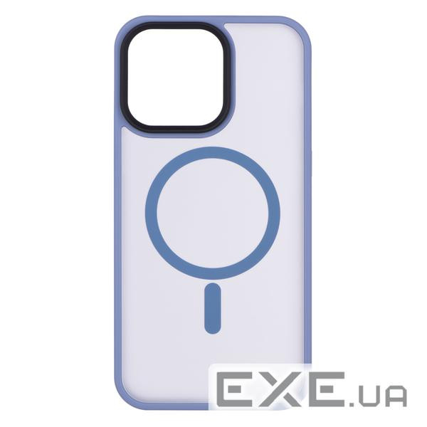 Чохол 2Е Basic для Apple iPhone 15 Ultra, Soft Touch MagSafe Cover, Light Blue (2E-IPH-15U-OCLS-LB)