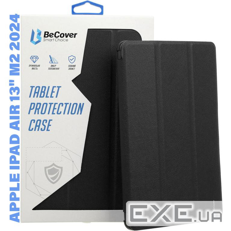 Чeхол BeCover Tri Fold Hard для Apple iPad Air 13" M2 2024 Black (711471)