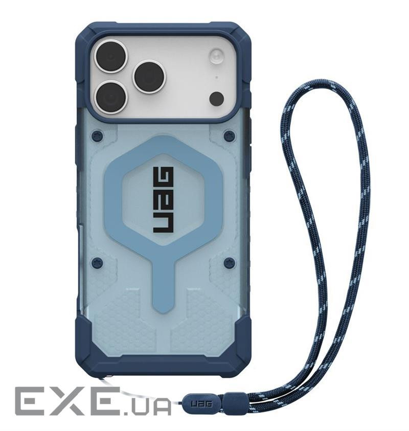 Чохол+ремінець UAG для iPhone 17 Pro, Pathfinder Clear MagSafe Bundle, Blues Lanyard (1145511BV03)