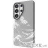 Чехол Proove Gleam Case with Magnetic Ring Samsung Galaxy S25 Ultra white waves (70948 white waves)