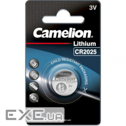 Батарейка CAMELION Lithium Button Cell CR2025 (C-13001025) (4260033152770)