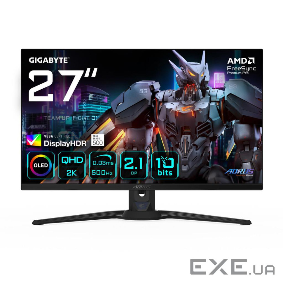 Монітор 27" AORUS FO27Q5P EK GIGABYTE