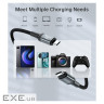 Аудіокабель Choetech USB-C 4 GEN 3 240 Вт 8K 2 м CHOETECH Choetech USB-C 4 G3 240W 8K 2m (XCC-1042)