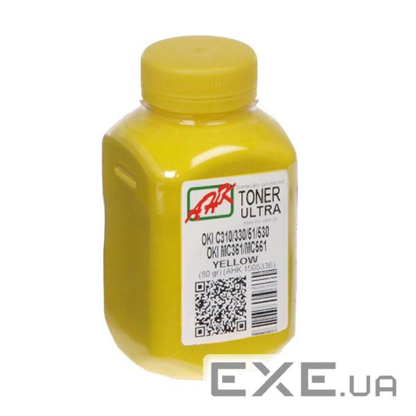Тонер OKI C310/330/510/530, ULTRA COLOR, 80г Yellow AHK (1505336)