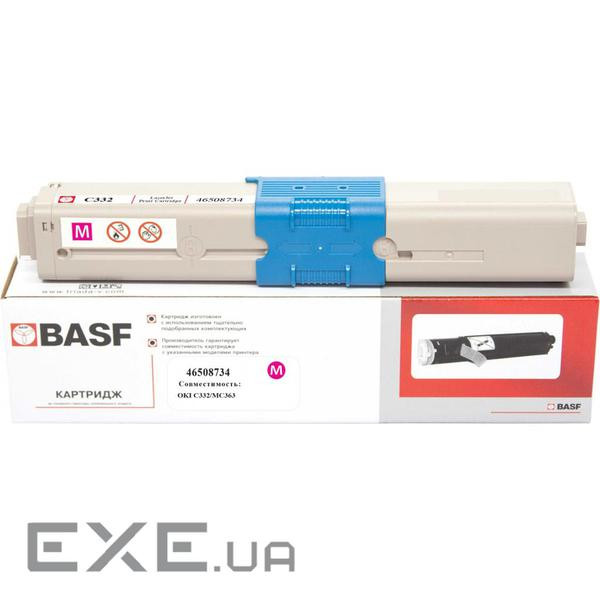 Тонер-картридж BASF OKI C332/MC363 Magenta 46508734 (KT-46508734) (BASF-KT-46508734)