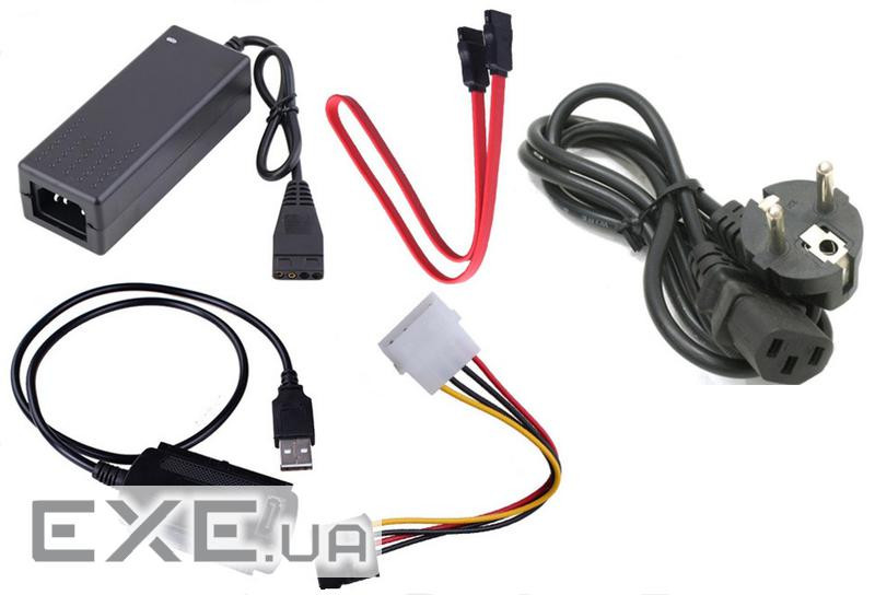 Перехідник USB --> COMBO IDE-SATA з БЖ, RTL (B00312) , RTL (B00312)