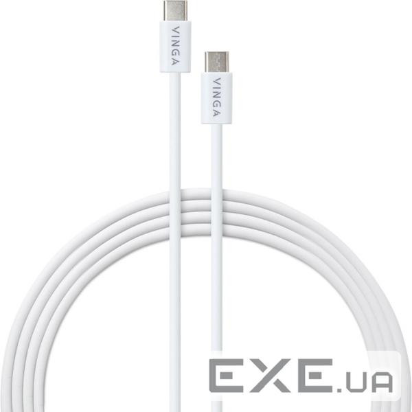 Дата кабель USB-C to USB-C 1.0m 100W E-Mark chip PVC Vinga (VCDCCCM251)