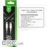 Дата кабель USB-C to USB-C 1.0m 100W E-Mark chip PVC Vinga (VCDCCCM251)