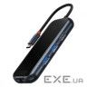 Type-C-Хаб Baseus AcmeJoy 5-Port Type-C HUB (Type-C to 2xUSB3.0 + USB2.0 + Type-C PD&Da (WKJZ010113)