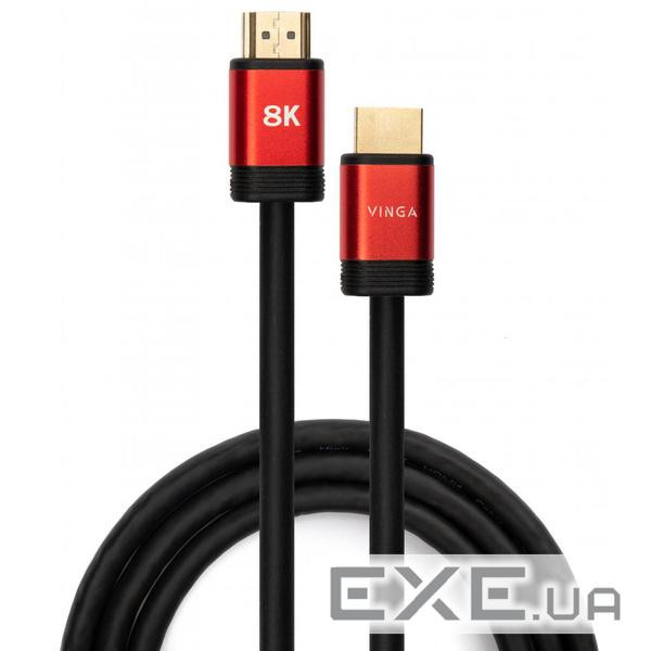 Кабель мультимедійний HDMI M to HDMI M 3.0m V2.1 8K Vinga (VCPHDMIMM213)