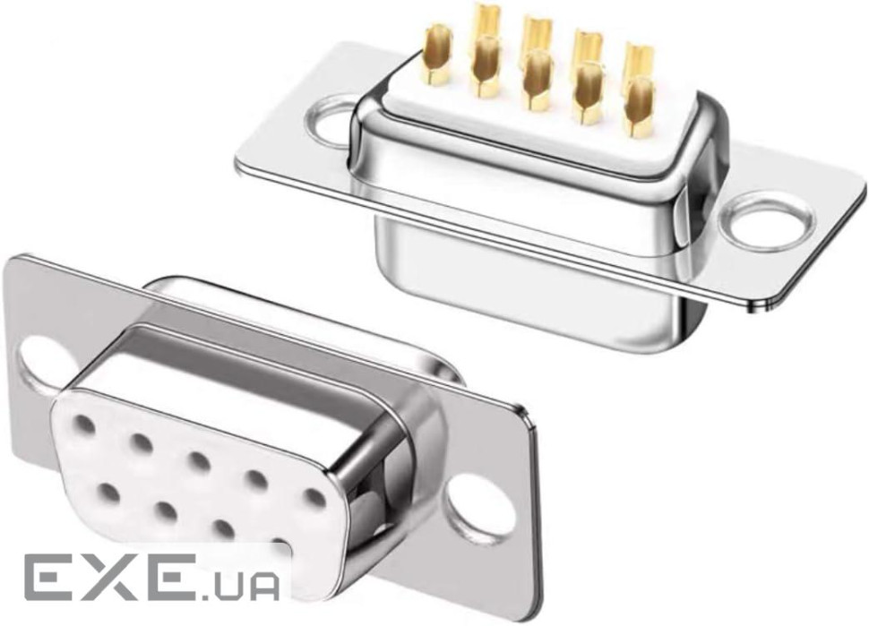 Роз"єм COM(DB9)-конектор,DSUB/F 9pin під пайку Gold (62.09.8491-1)