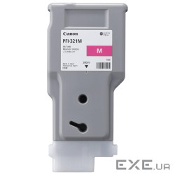 Чорнило малинове 300 мл TM-250/350 CANON PFI-321 Magenta (300 ml) (6269C001AA)