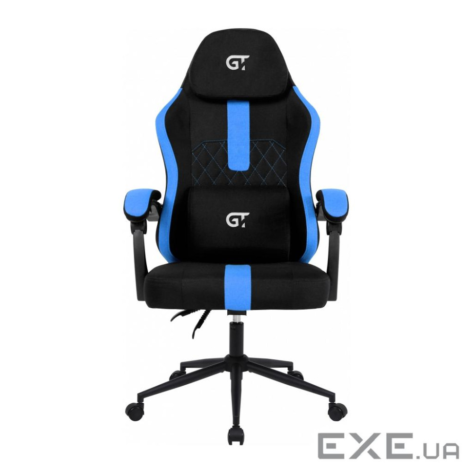 Крісло ігрове GT Racer X-2326 Black/Blue (X-2326 Fabric Black/Blue)