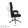 Крісло ігрове GT Racer X-2326 Black/Blue (X-2326 Fabric Black/Blue)