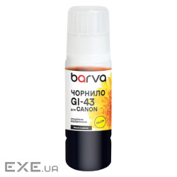 Чорнило Barva Canon GI-43 70 мл, OneKey,special yellow (CGI43-844e)