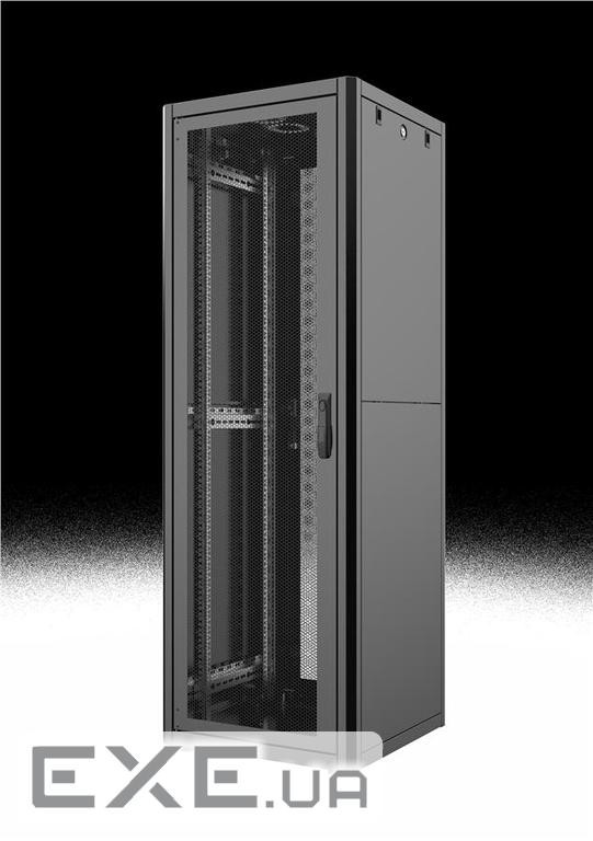 Шафа MIRSAN 19, 42U, GTN, перфоровані двері, 600x600 мм, максимально 1000 к (MR.GTN42U66DE.01 PRF63)