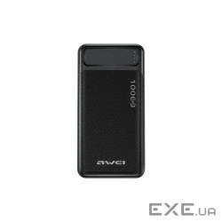 Батарея універсальна AWEI 10000mAh P5K, 10W, Black (6954284094009)