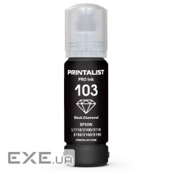 Чорнило Printalist Epson L3100/3110/3150 70г Black (PL103BK)