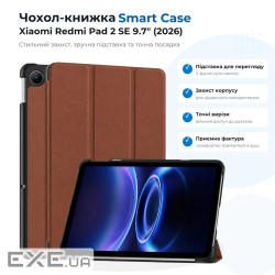 Чохол до планшета BeCover Smart Case Xiaomi Redmi Pad 2 SE 9.7" (2026) Brown (715823)