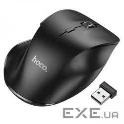 Миша бездротова HOCO GM24, 1600DPI, 2.4GHZ, Black, Blister (GM24B)