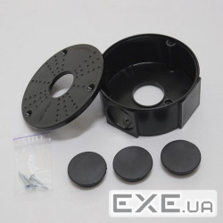 Монтажна коробка для камер UMK D-117, IP65, захист від ультрафіолету, (117х50мм) чорна, пл (YT31557) (YT31557)