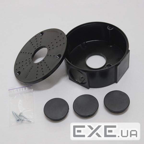 Монтажна коробка для камер UMK D-117, IP65, захист від ультрафіолету, (117х50мм) чорна, пл (YT31557) (YT31557)