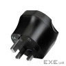 Перехідник EU to UK 220V black Essager (ECTZH-YCC01-Z)