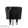 Перехідник EU to UK 220V black Essager (ECTZH-YCC01-Z)
