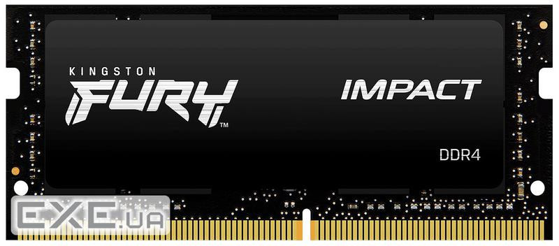 Модуль пам'яті KINGSTON FURY Impact SO-DIMM DDR4 3200MHz 32GB (KF432S20IB/32)