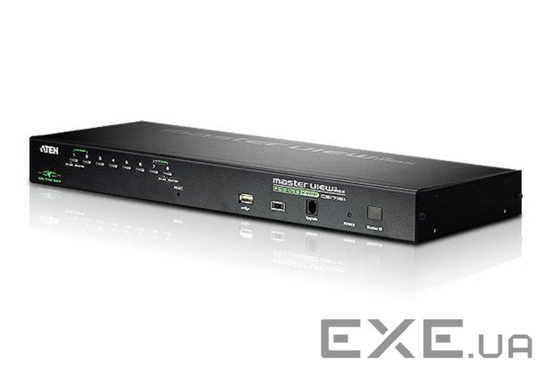 8-портовий KVM over IP комутатор PS / 2-USB, 19 ", 2 кабелю в комплекті (CS1708I-AT-G)